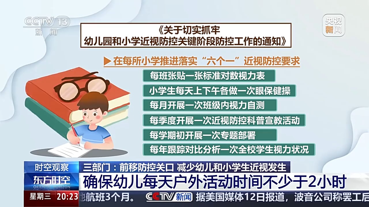 預(yù)防“小眼鏡”三部門(mén)出“新招” 來(lái)看相關(guān)解讀